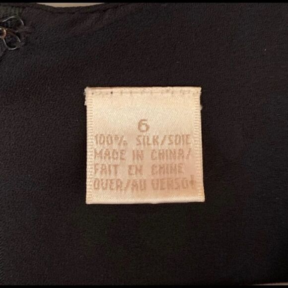 Vintage Dana Buchman Floral Silk Dress Size 6 - Picture 2 of 9